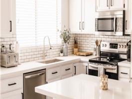 White Kitchen Cabinet PR-F003