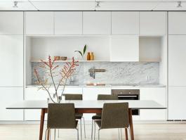 Shinny Kitchen Cabinets-AN043