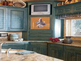 Contemporary Kitchen Cabinet-AN058