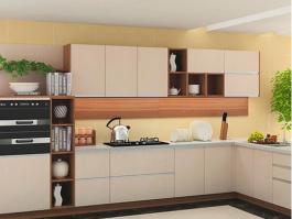 Black lacquer finished kitchen cabinet design-PR-BK006