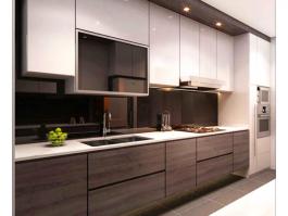 Laminate Finish Kitchen Cabinet PR-DL62