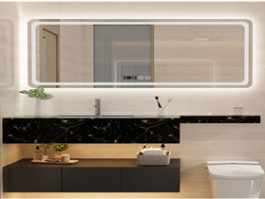 Online Shopping Bathroom Vanity Modern Stainless Steel Vanity Solid Surface Bathroom Vanities