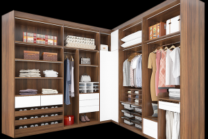 Fitted made melamine wardrobe for sale-PR-BK039