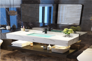 Customized Design Double Sink Bathroom Vanity Vanity Mirror Hollywood Smart Vanity Mirror With Bluetooth