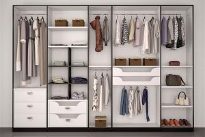 China custom-made Stylish sliding smoky gray glass sliding door closet-PR-BK060