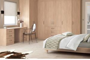 wholesale wood cloth wardrobe-AN063