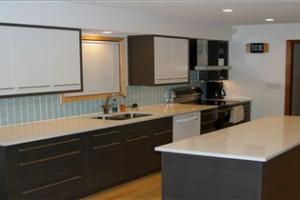 high gloss acrylic kitchen cabinets  PR-T106