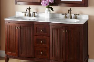 wood bathroom vanity classic style-AN107