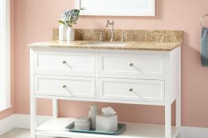 marble bathroom vanity-AN112