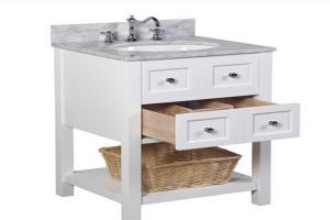 Hot sales bathroom vanity luxury flat pack bathroom vanity make up set vanity brown