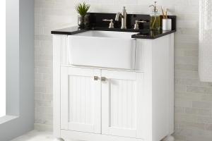 bathroom double vanity sink-AN120