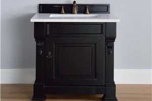 Hot Sale Custom  hotel vanity lights vanity floating bathroom vanity black and gold