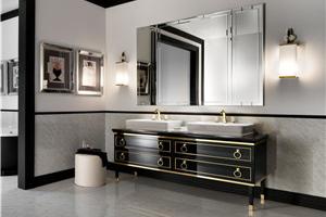 Top Selling vanity sink  hotel style white bathroom vanity 60 inch long vanity mirror with lights