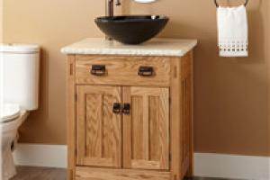 Hot selling bathroom equipment wall hung wooden single sink bathroom vanity cabinet set with countertop-PR-BK099