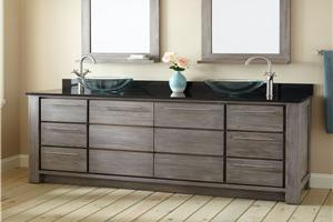 Chinese factory modern single bath vanity kitchen vanity long vanity mirror