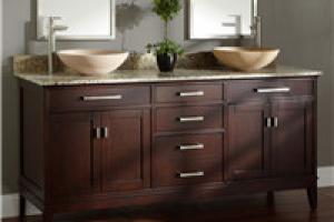 Customizable Bathroom Furniture 2 Pack Bathroom Vanities Cabinets-PR-BK130