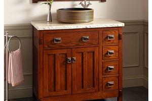 Customized Solid Wood Bathroom vanity with mirror bathroom cabinet Make Up Bathroom Wash Cabinets