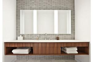 Modern Lacquer bathroom vanity furniture set mounted bathroom 