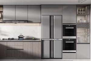 Customized luxury high gloss modern design white shaker lacquer kitchen cabinets prm0802-3