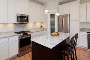 High gloss lacquer modern kitchen cabinets with island prm0802-5