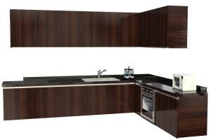 Modern kitchen cabinet handless design prm0802-10