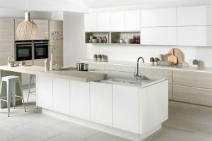 Mdf europe kit set self assembly modular kitchen cabinets prm0802-18