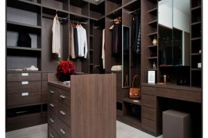 Modern design MDF wardrobe closet with mirror dressing table DIY free 