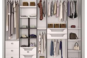 New Design Wooden Sliding Door Wardrobe Simple Modern Panel Wardrobe Storage Cabinet