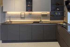 Waterproof lacquer kitchen cabinet with islands prm0802-23