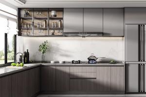 Pvc solid wood white island kitchen cabinets prm0802-30